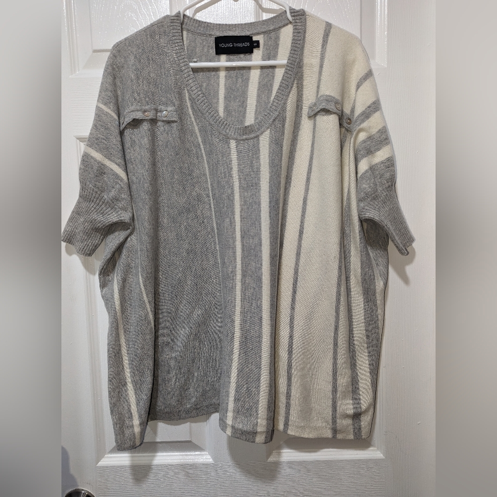 Young Threads Grey Sweater